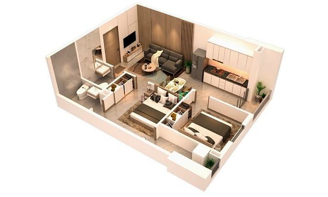 Hình ảnh Bán Trang Chủ MB66.COM / Đăng Ký Tặng 66K 65m2, 2PN nằm gần Aeon mall Bình Dương, KCN VSIP