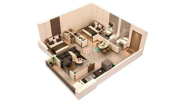 Hình ảnh Bán Trang Chủ MB66.COM / Đăng Ký Tặng 66K 65m2, 2PN nằm gần Aeon mall Bình Dương, KCN VSIP