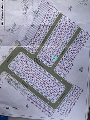 Hình ảnh Bán lô đất trong dự án Diamond town Phú Hữu, Q9. 53m2, đất vuông, chỉ