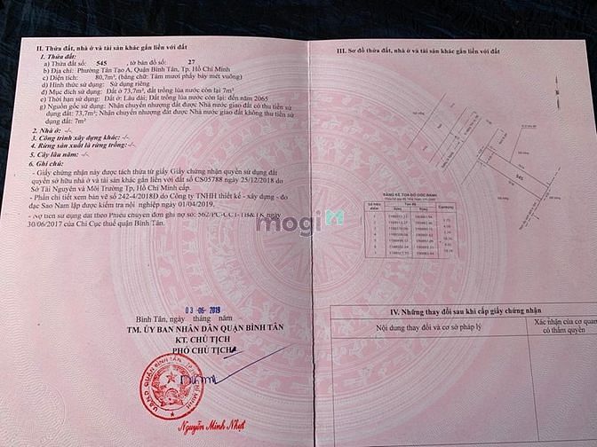 Hình ảnh BÁN 3 Lô Đất Thổ Cư 4X18 Mặt Tiền Đường LÊ NGUNG 1 SẸC TRẦN VĂN GIÀU