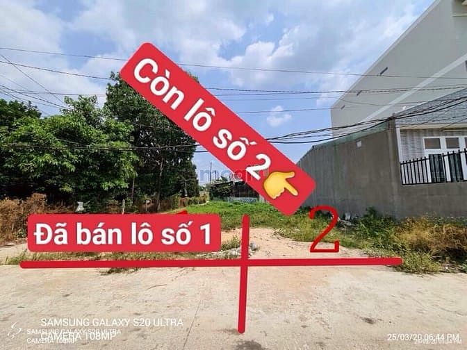 Hình ảnh Bán lô đất mặt tiền bình nhâm 16 , thuận an ,BD ( lô số 2 )