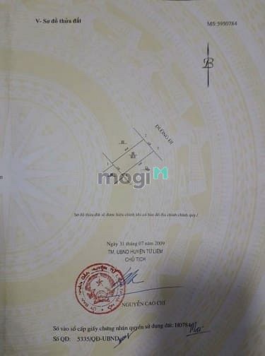 Hình ảnh bán mảnh đất đẹp Thượng Cát-Bắc Từ Liêm