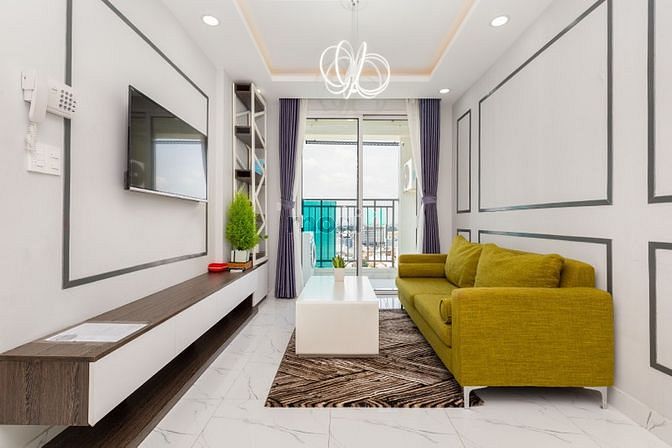 Hình ảnh The Botanica, Cho thuê căn 2 phòng ngủ, 73m2, giá 15tr