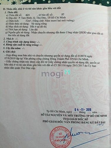 Hình ảnh Lô đất đẹp đường 12 Tam Bình 52m2, hxh 5m 3TY7 Tl