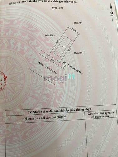 Hình ảnh Cần bán đất mặt tiền AN SƠN 01 .thuận an .bình dương  TDT 309m