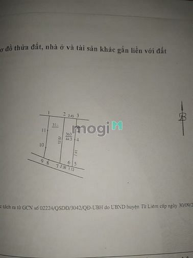 Hình ảnh BÁN ĐẤT PHÚ ĐÔ 44.5m 3.45 tỷ cách ô tô 15m