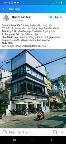 Hình ảnh Bán nhà hẻm Lý Thái Tổ P10 Quận 10