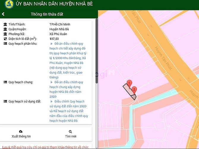 Hình ảnh Đất lô nhì Huỳnh Tấn Phát, Nhà Bè, hẻm 7m, chỉ 38trđ/m2