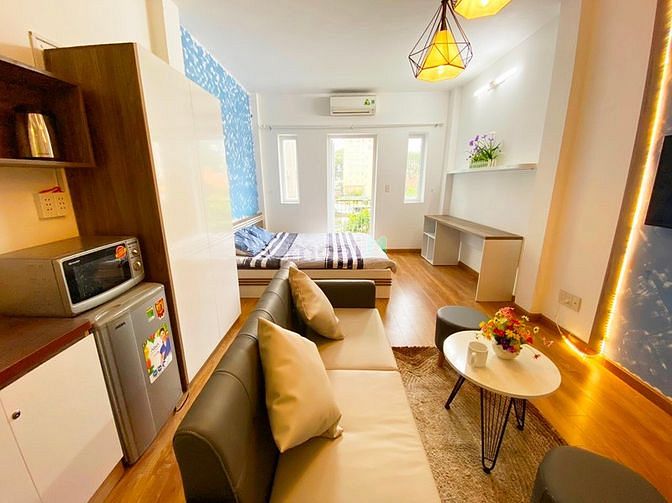 Hình ảnh Mb6623 nạp rút nhanh chóng Studio Ban Công full nội thất view Landmark ngay Quận 3