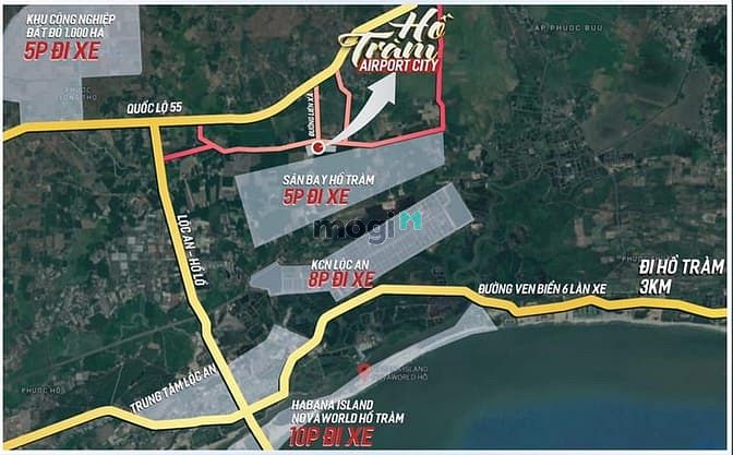 Hình ảnh Đất nền sổ đỏ liền kề Sân bay Lộc An, Giá chỉ từ 6,9tr/m2