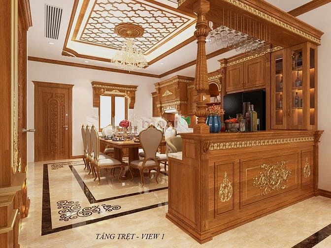 Hình ảnh Biệt Thự Triệu Đô Đẳng Cấp Mặt Tiền Tân Phú có thang máy