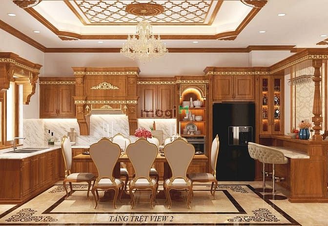 Hình ảnh Biệt Thự Triệu Đô Đẳng Cấp Mặt Tiền Tân Phú có thang máy
