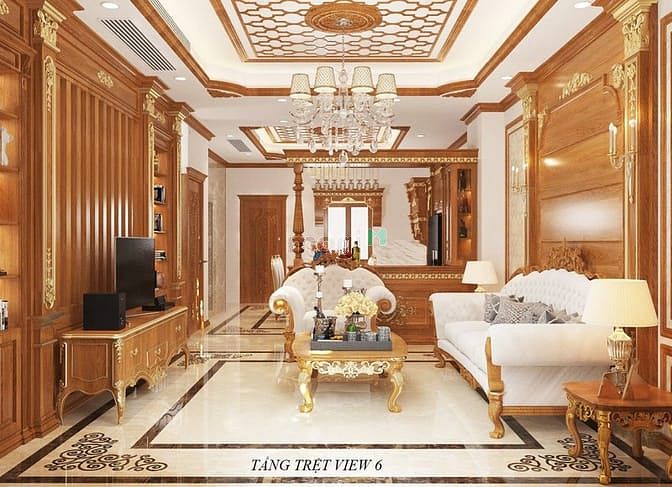 Hình ảnh Biệt Thự Triệu Đô Đẳng Cấp Mặt Tiền Tân Phú có thang máy
