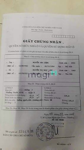 Hình ảnh Bán nhà mặt tiền đường 2 Phước Bình quận 9