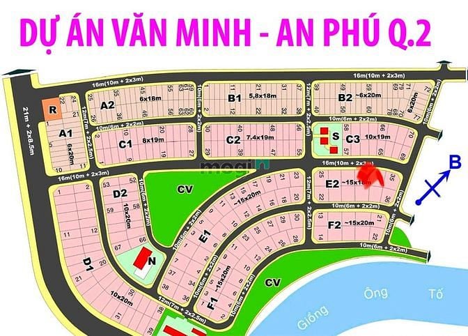 Hình ảnh Bán đất Biệt thự khu Văn Minh - An Phú - Q2. 15x18. Giá Trang MB66.COM Chính Thức - MB 66 Uy Tín 120tr/m