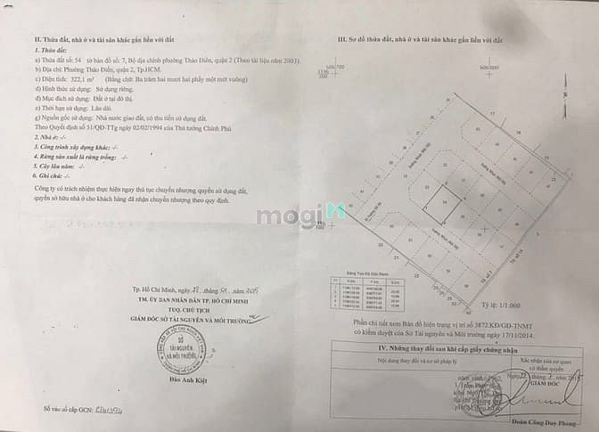 Hình ảnh Bán lô đất thổ cư đường 66 Thảo Điền với 322m2 sổ hồng