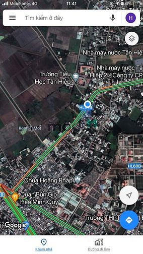 Hình ảnh Bán đất 2 mặt tiền Dương Công Khi, Tân Hiệp Hocmon