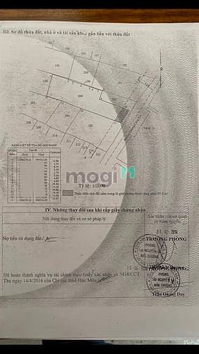 Hình ảnh Bán đất 2 mặt tiền Dương Công Khi, Tân Hiệp Hocmon