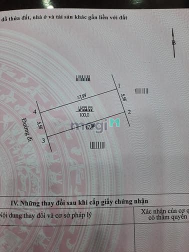 Hình ảnh Cần bán Đất mặt phố Võ Quý Huân 100m2, mt 5,6 m, vuông vắn, sđcc