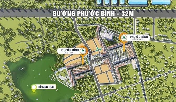 Hình ảnh Siêu dự án Phước Bình Lakeview có hồ sinh thái mê ly