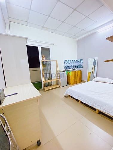 Hình ảnh Cho thuê Trang Chủ MB66.COM / Đăng Ký Tặng 66K studio ban công thoáng mát full nội thất