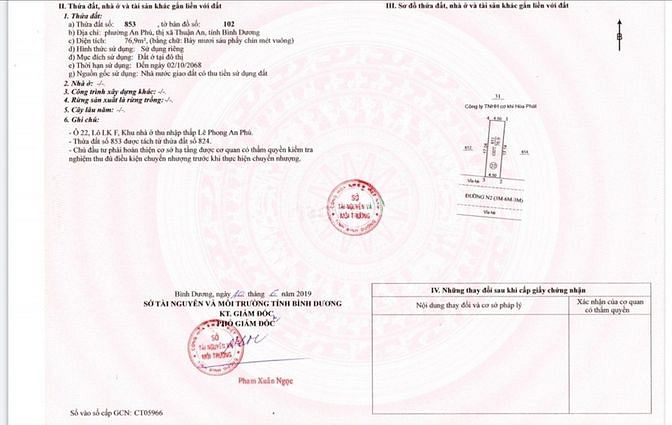 Hình ảnh Bán gấp 6 lô đất Thành phố Thuận An, Bình Dương, 75m2 SHR, giá 2.55 tỷ
