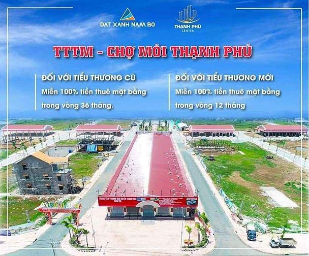 Hình ảnh Đất nền mặt tiền thị trấn Thạnh Phú