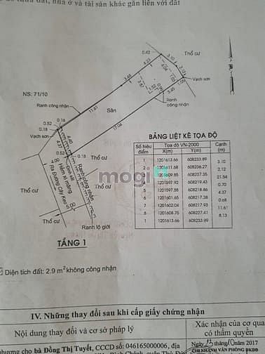 Hình ảnh Bán lô đất 96m2 full thổ cư nợ hậu, đường 5m 1/ đg Cây Keo P.Tam Phú