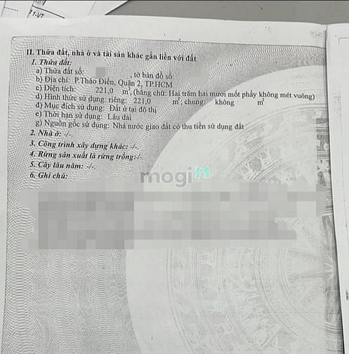 Hình ảnh Đất Thảo Điền, Quận 2, TP.Hồ Chí Minh