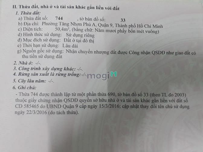Hình ảnh Bán 2 lô đất thổ cư, SHR giá cực tốt ở Quận 9-Thủ Đức