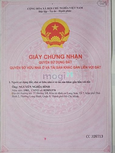 Hình ảnh Bán 2 lô đất thổ cư, SHR giá cực tốt ở Quận 9-Thủ Đức