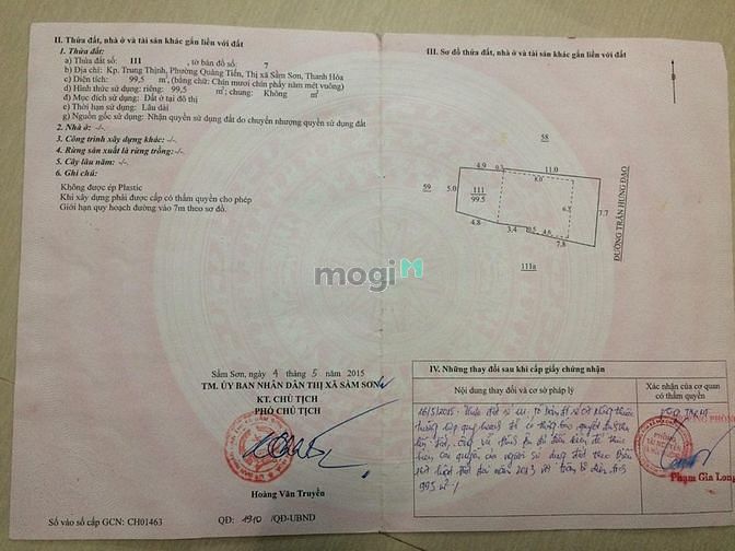 Hình ảnh Bán đất đường Trần Hưng Đạo, Sầm Sơn, Thanh Hóa