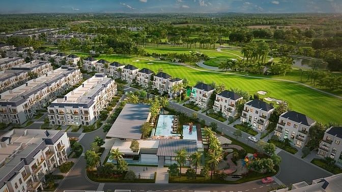 Hình ảnh Biệt Thự Nghỉ Dưỡng Trong Lòng Sân Golf