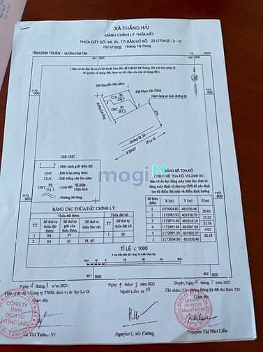 Hình ảnh Đất MT quốc lộ 55 . Dt 26x45m.bình thuận. Giá 4 tỷ 400 tr