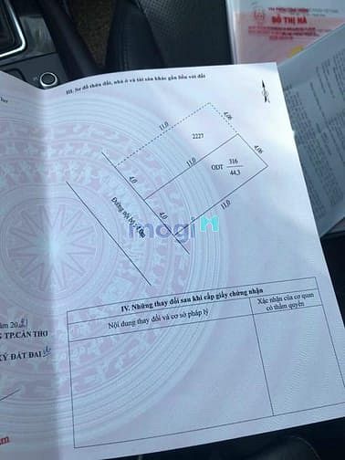 Hình ảnh Bán nền hẻm 1 sân bóng an bình cách đường 3/2 khoảng 150m