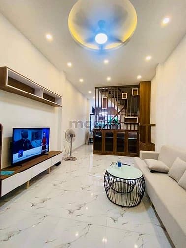 Hình ảnh TT Hòa Hảo, Quận 10, 46m2 đất, 4 tầng lung linh, full nội thất ốp gỗ