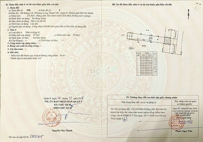 Hình ảnh Đất mặt tiền đường 1A, Hoàng Hữu Nam  (5.2×53=270m2) 8.5 tỉ