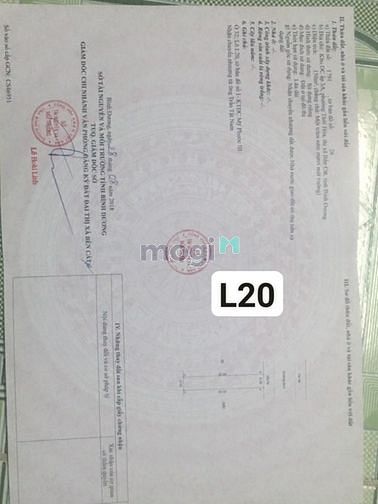 Hình ảnh Bán lô đất full 150m2 thổ cư, khu đô thị mỹ phước 3, tp. Bến Cát