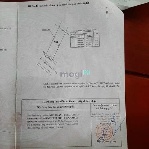 Hình ảnh Đất DT: 5,1x18=92m2 đường 197, Hoàng Hữu Nam, phường Tân Phú, Quận 9