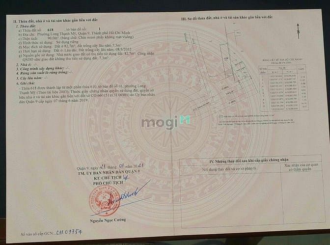 Hình ảnh Đất DT 4,7x19=90m2 mặt tiền đường số 1, Hoàng Hữu Nam, P. Long Bình.Q9