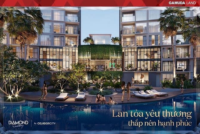 Hình ảnh Bán căn 96m2 Diamond Centery view biển nhân tạo, chỗ đậu xe định danh
