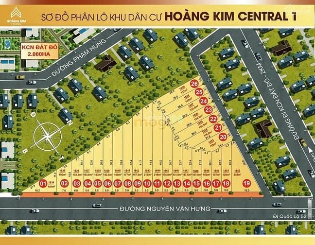 Hình ảnh Đất nền thị trấn Đất Đỏ, Bà Rịa Vũng Tàu giá từ 5 triệu/m2, SHR. KDC H
