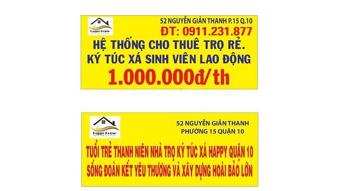 Hình ảnh thuê trọ rẻ cho sinh viên lao động quận 10