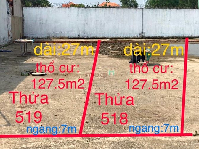 Hình ảnh BÁN ĐẤT 127.5m2 THỔ CƯ, P.An Phú Đông, Q12