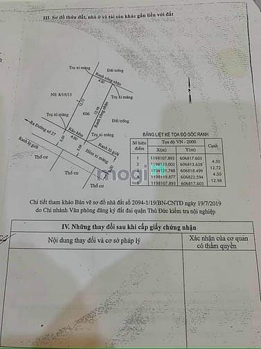 Hình ảnh Bán lô đất đường 25 Hiệp Bình Chánh, Thủ Đức,  TC 100%, SHR