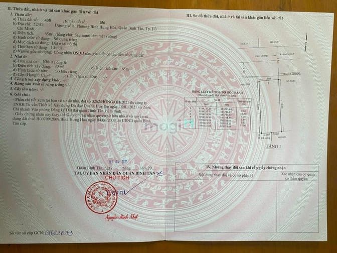 Hình ảnh ✅BÁn ĐẤt 5x15 HẺm 7M ĐƯỜnG 8 BHH TRƠN GIÁP TÂN PHÚ