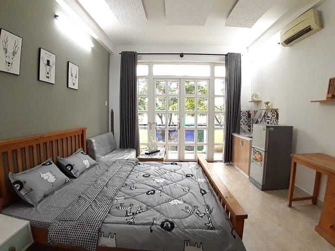 Hình ảnh 🙈 Căn Hộ Mini Cao cấp, Full nt, Balcon, Gần Mai Trí Thọ, Quận 2
