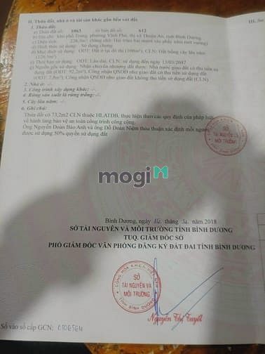 Hình ảnh Bán gấp đất Vĩnh Phú Thuận an bình dương