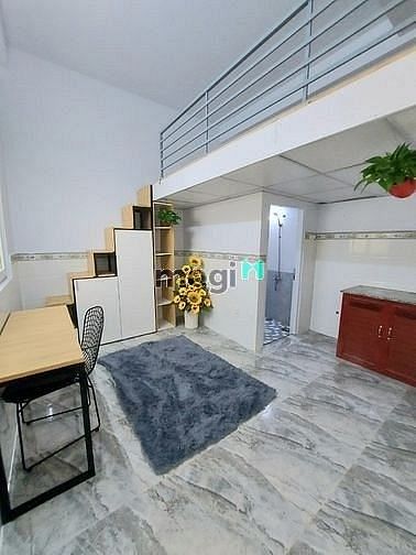 Hình ảnh cho thuê phòng full tiện nghi tại Phan Huy Ích Tân Bình, sạch sẽ mới