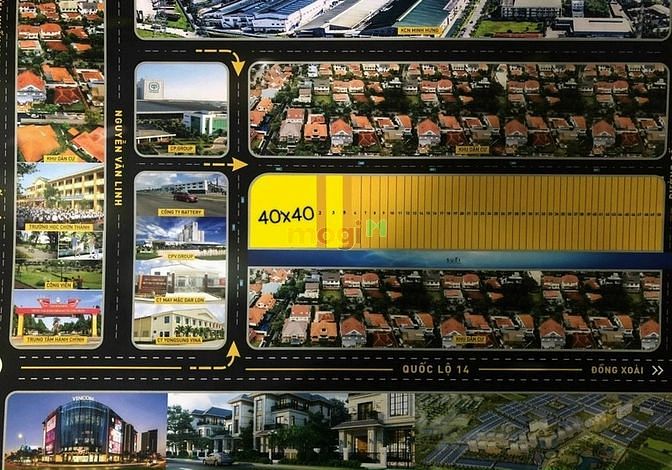Hình ảnh Chỉ 2,1tr/m2 sở hữu ngay lô đất 40x40, thổ cư, sổ hồng riêng